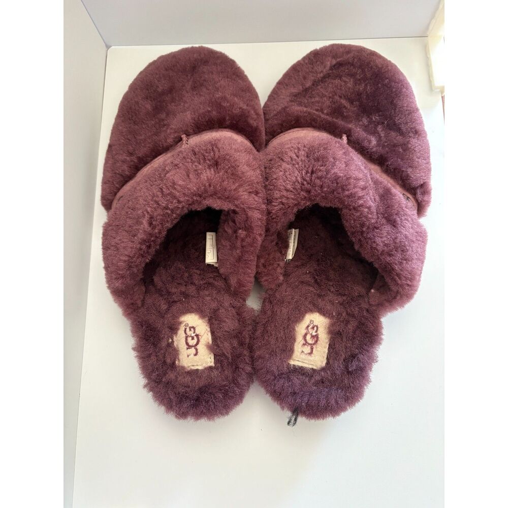 UGG Women's Dalla Port Slide Slippers Shearling Sheepskin Fuzzy Fluffy Cozy 9